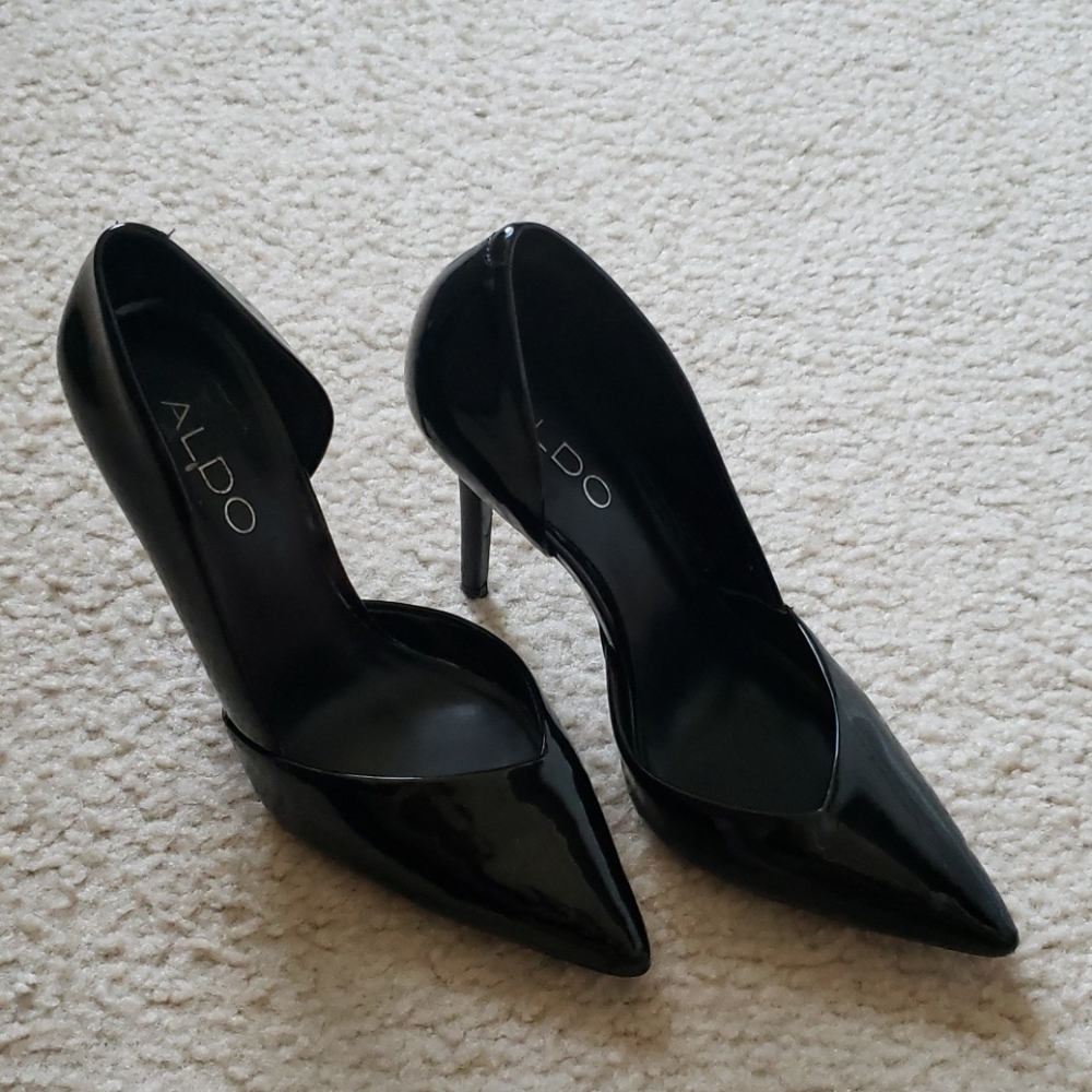 Black high heels